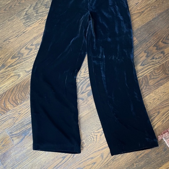 Ann Taylor Silk Blend Velvet Pants - Picture 2 of 4